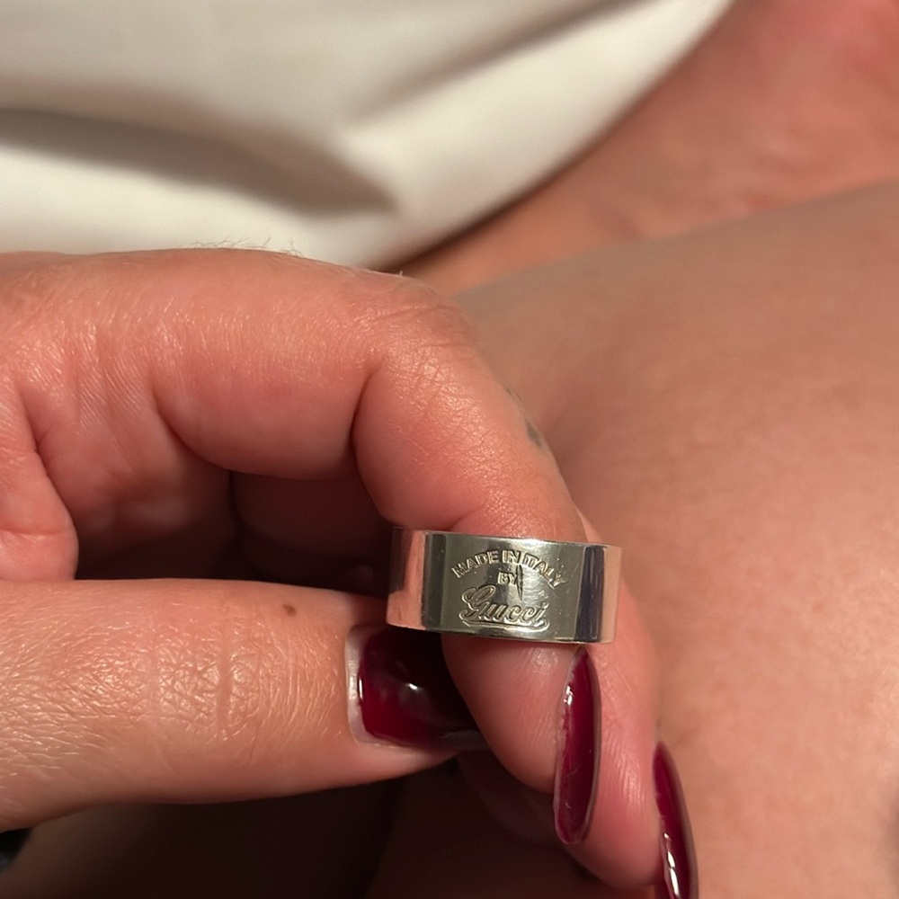 925 Gucci Wide Band Ring 💍 | Size 7 |